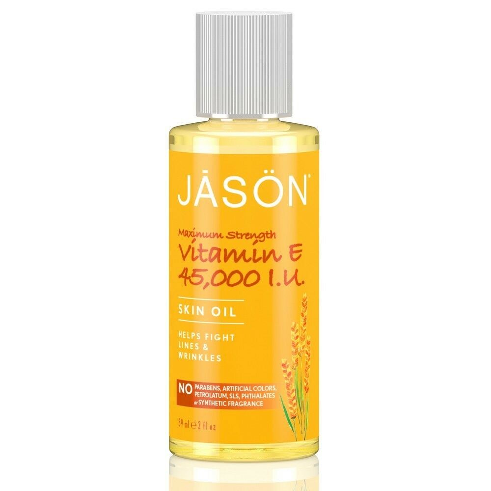Jason Vitamin E Oil 45,000 IU facial Body Nourishment  Dry Skin lines wrinkles