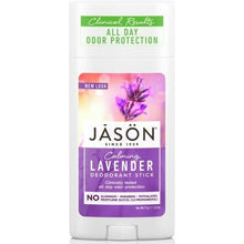 Load image into Gallery viewer, Jason Deodorant Stick aloe vera Lavender tea tree