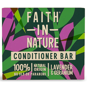 Faith in Nature Conditioner BAR Natural Vegan Plastic Free