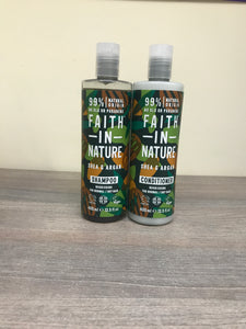 Faith in Nature Shampoo & Conditioner 400ml Hair Vegan
