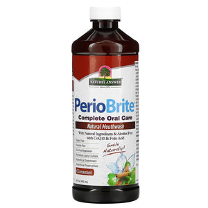 Nature's Answer PerioBrite Cinnamon Natural Mouthwash 480ml Fluoride Free