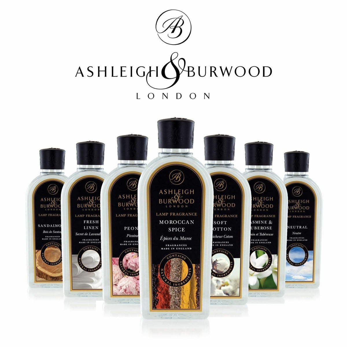 Ashleigh And Burwood White Velvet Lamp Fragrance Refill 500ml | Floral Orchid Jasmine Scent For