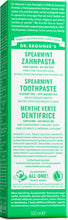Load image into Gallery viewer, Dr Bronner&#39;s Toothpaste organic vegan Spearmint  Peppermint  No fluoride
