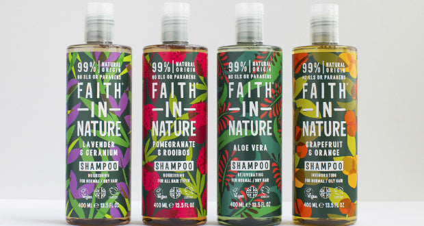Faith in Nature Shampoo & Conditioner 400ml Hair Vegan