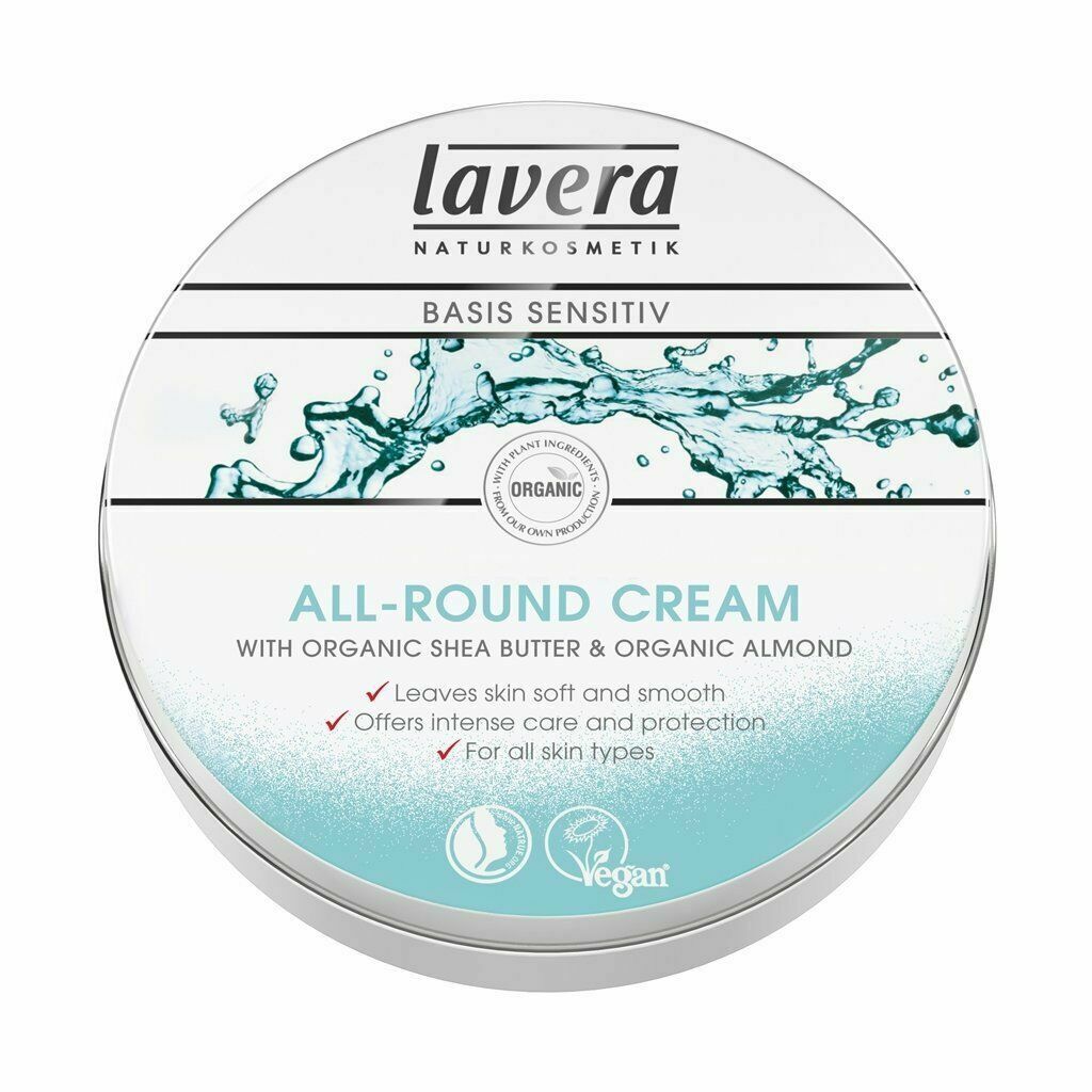 Lavera Basis Sensitive All Round Cream Organic vegan plastic free Shea Butter