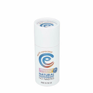 Earth Conscious Plastic Free Deodorant - Grapefruit & Lemon
