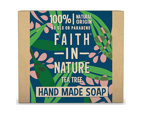 Faith in Nature Soap Bar 100g Natural Vegan Plastic Free