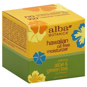Alba Botanica Hawaiian Refining Aloe & Green Tea Oil Free Moisturiser 85g