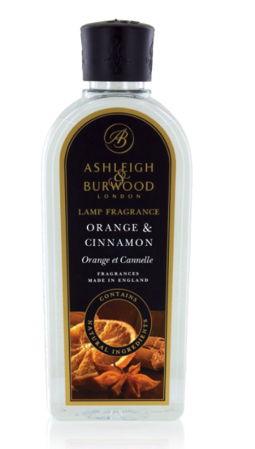 Ashleigh & Burwood Fragrance Lamp oil - Orange & Cinnamon - 250ml 500ml 1000ml