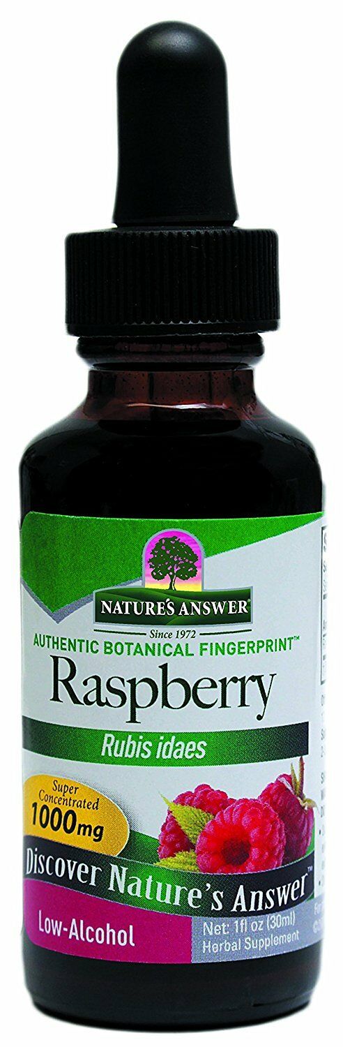 Natures Answer Raspberry Liquid Red Leaf 30ml