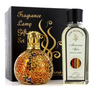 Ashleigh Burwood Fragrance Lamp Gift Set - Golden Sunset & Moroccan Spice oil