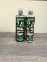 Load image into Gallery viewer, Faith in Nature Shampoo &amp; Conditioner 400ml Hair Vegan
