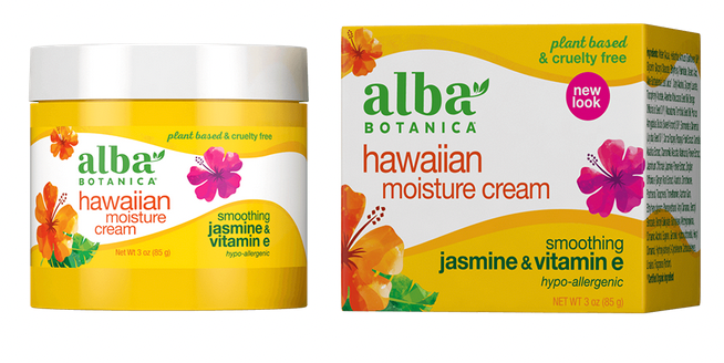 Alba Botanica Hawaiian Jasmine & Vitamin E moisture cream 85g vegan
