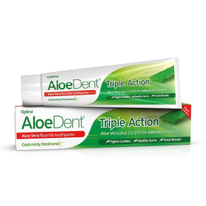 Aloe Dent Toothpaste  Whitening Sensitive Triple Action with Fluoride