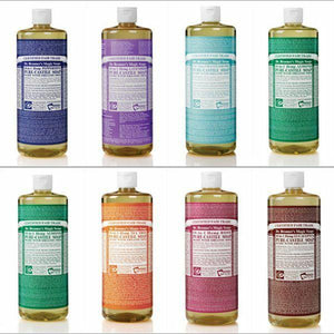 Dr Bronners Castile liquid soap Organic Fair Trade 946ml 32 fl oz 1 litre Vegan