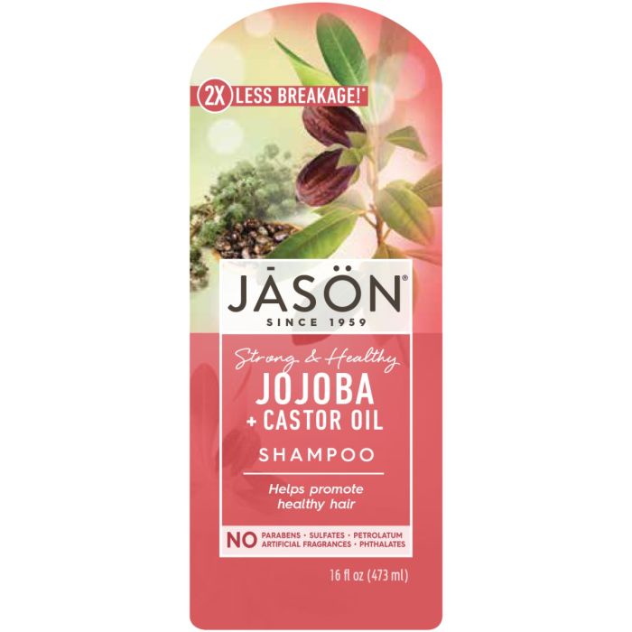 Jason Long  Strong Jojoba Shampoo  healthy hair growth.