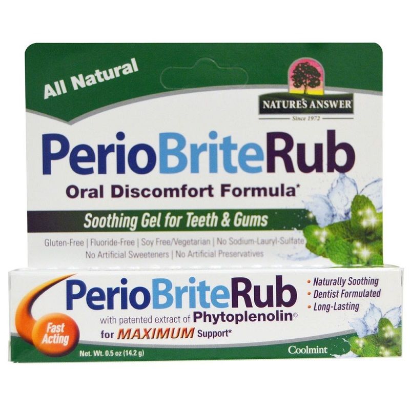 Nature's Answer Perio Rub Smoothing Gel (Tooth & Gum) 14g